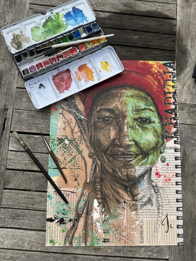 Tirage sur papier d'Art - Khadidja