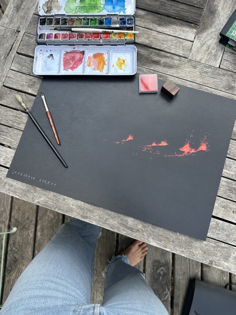 Tirage sur Papier d'Art-Volcan